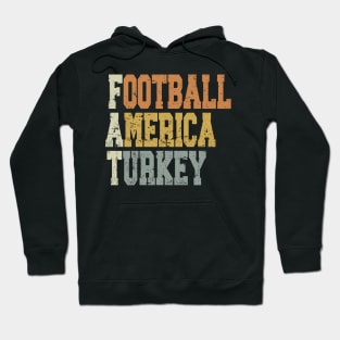 Thanksgiving Football America Turkey Hoodie